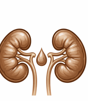 Detailed nephrology logo design